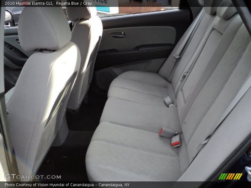 Regatta Blue / Gray 2010 Hyundai Elantra GLS