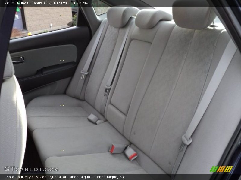 Regatta Blue / Gray 2010 Hyundai Elantra GLS