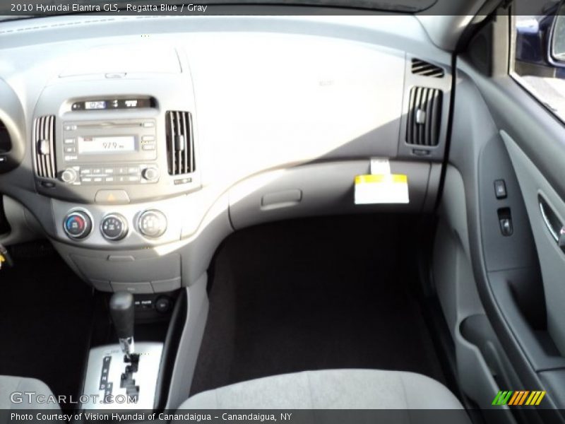 Regatta Blue / Gray 2010 Hyundai Elantra GLS