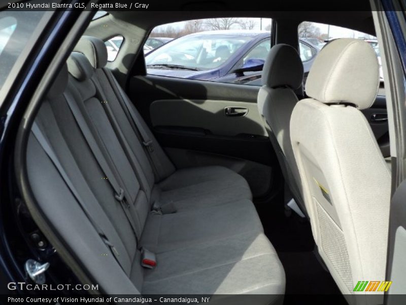 Regatta Blue / Gray 2010 Hyundai Elantra GLS