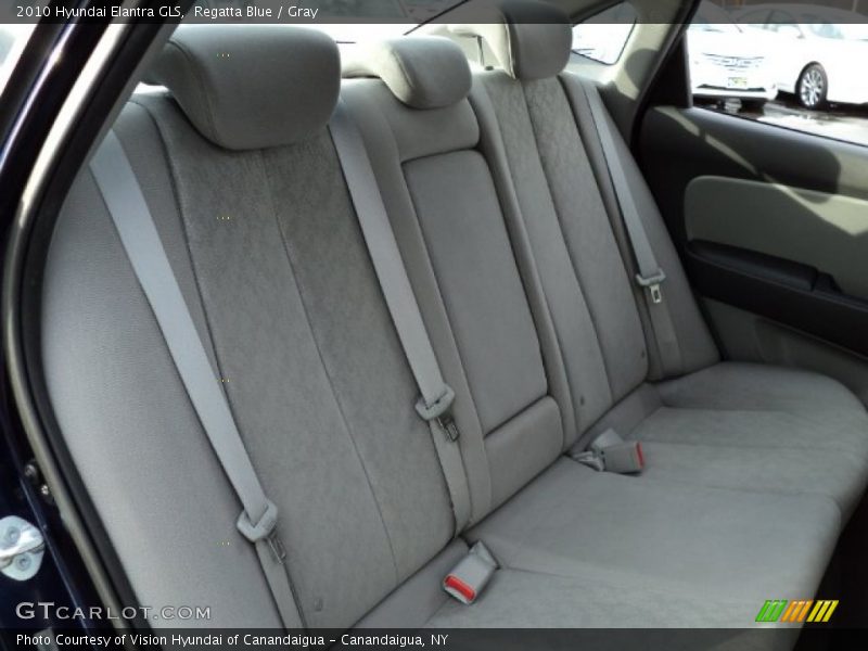 Regatta Blue / Gray 2010 Hyundai Elantra GLS