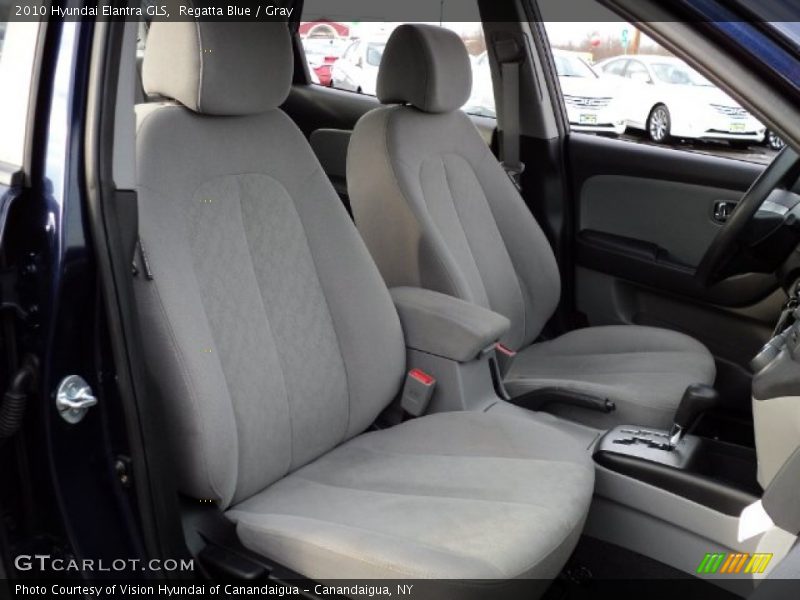 Regatta Blue / Gray 2010 Hyundai Elantra GLS