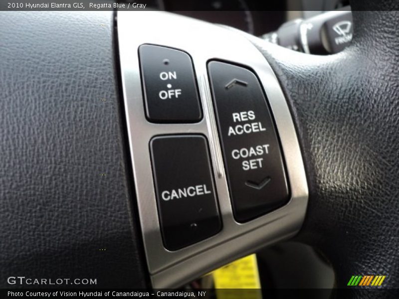 Regatta Blue / Gray 2010 Hyundai Elantra GLS