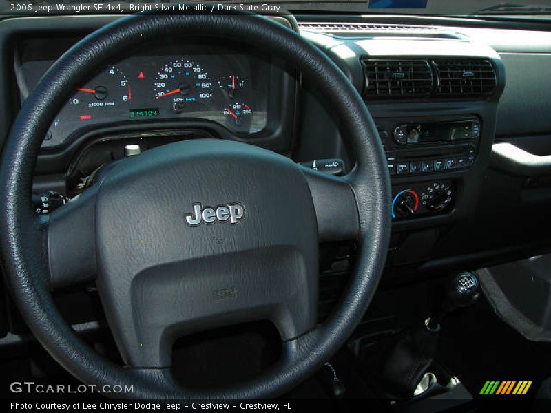 Bright Silver Metallic / Dark Slate Gray 2006 Jeep Wrangler SE 4x4