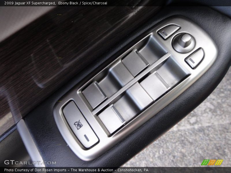 Ebony Black / Spice/Charcoal 2009 Jaguar XF Supercharged