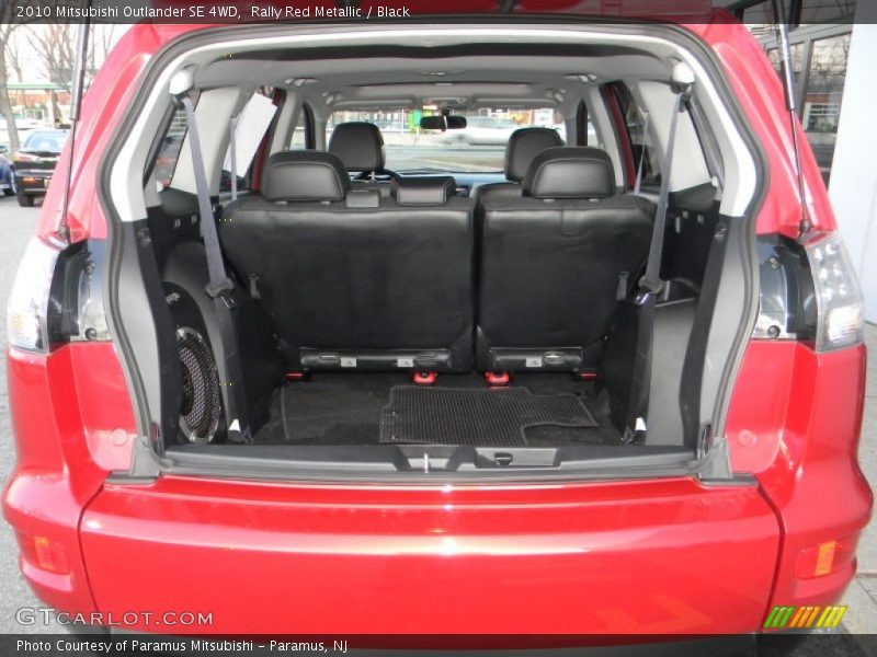 Rally Red Metallic / Black 2010 Mitsubishi Outlander SE 4WD