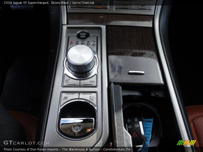 Ebony Black / Spice/Charcoal 2009 Jaguar XF Supercharged