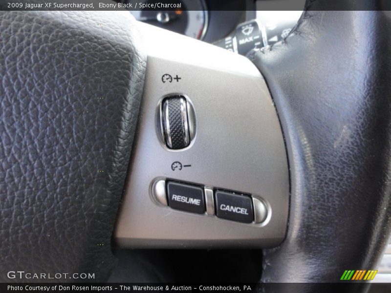 Ebony Black / Spice/Charcoal 2009 Jaguar XF Supercharged