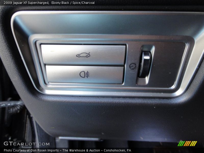 Ebony Black / Spice/Charcoal 2009 Jaguar XF Supercharged