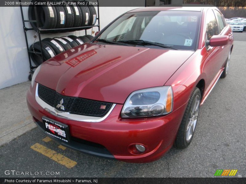Rave Red / Black 2008 Mitsubishi Galant RALLIART