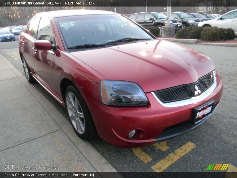 Rave Red / Black 2008 Mitsubishi Galant RALLIART