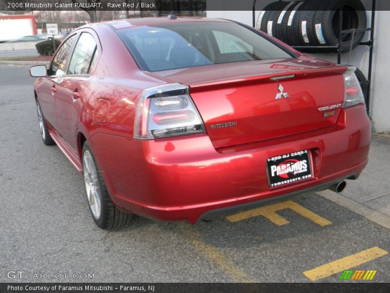 Rave Red / Black 2008 Mitsubishi Galant RALLIART