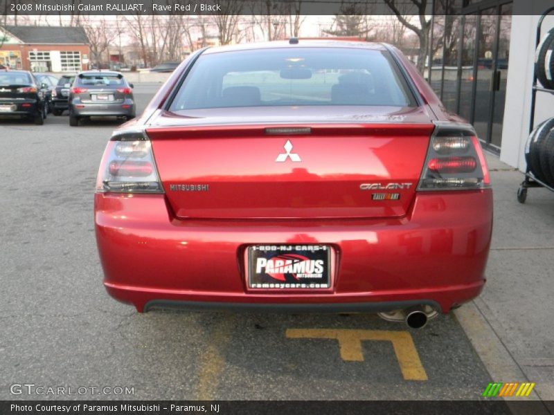 Rave Red / Black 2008 Mitsubishi Galant RALLIART