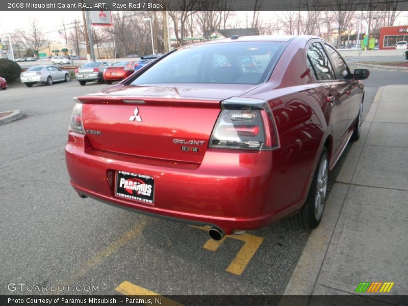 Rave Red / Black 2008 Mitsubishi Galant RALLIART