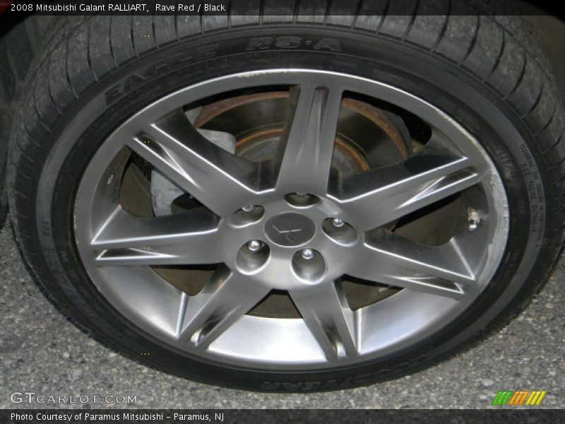 Rave Red / Black 2008 Mitsubishi Galant RALLIART