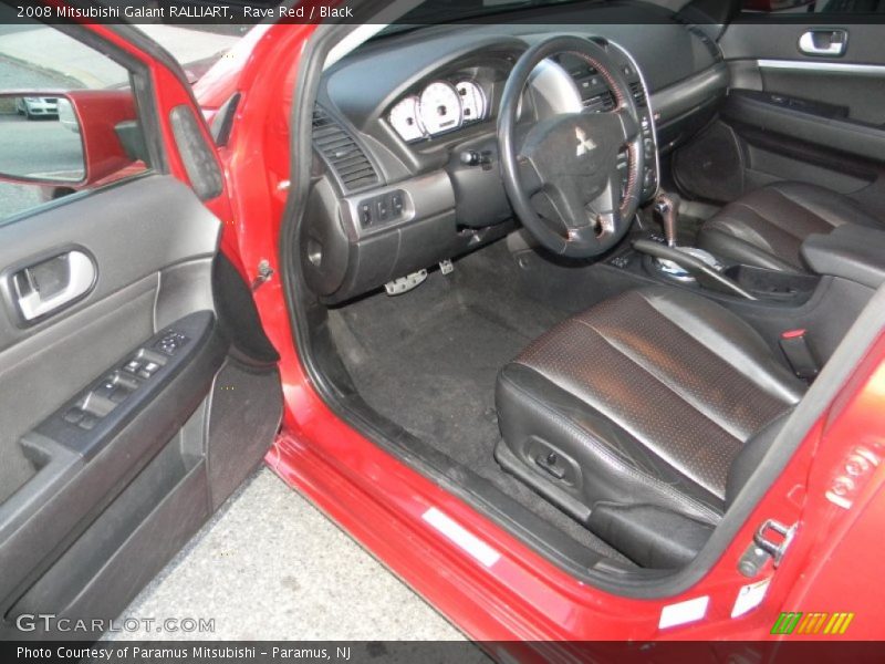 Rave Red / Black 2008 Mitsubishi Galant RALLIART