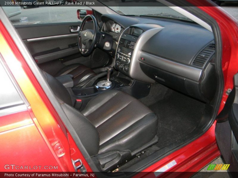 Rave Red / Black 2008 Mitsubishi Galant RALLIART