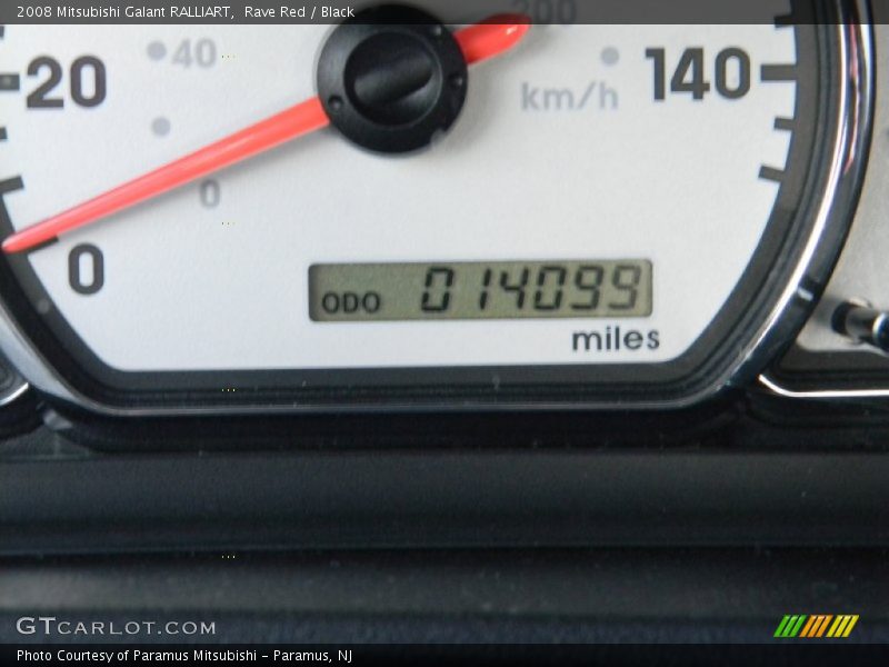 Rave Red / Black 2008 Mitsubishi Galant RALLIART