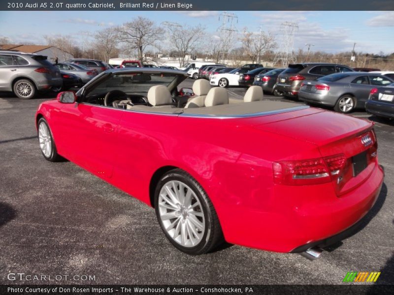  2010 A5 2.0T quattro Cabriolet Brilliant Red