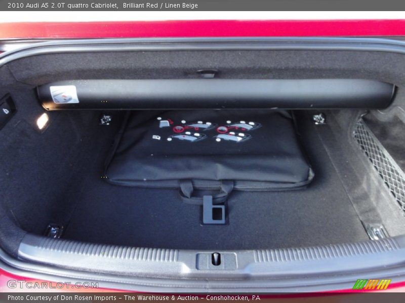  2010 A5 2.0T quattro Cabriolet Trunk