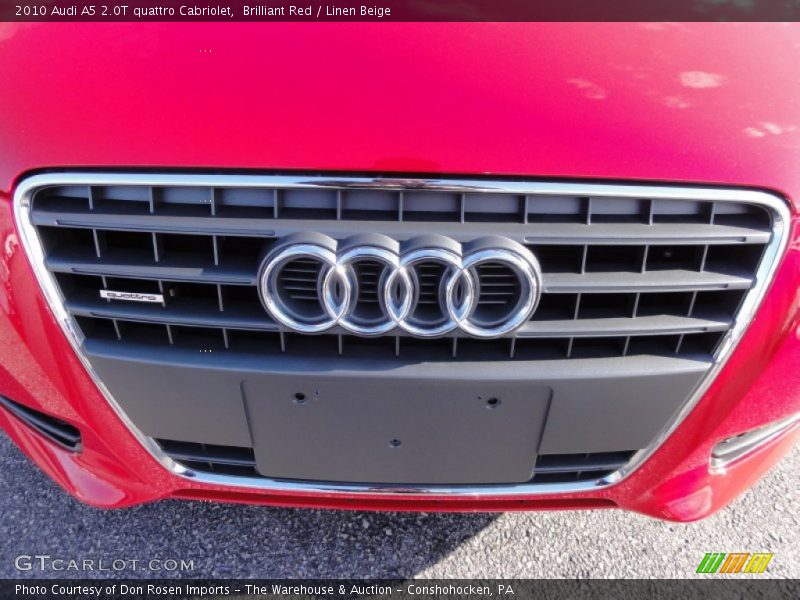 Brilliant Red / Linen Beige 2010 Audi A5 2.0T quattro Cabriolet