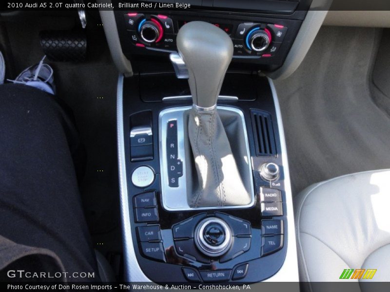  2010 A5 2.0T quattro Cabriolet 6 Speed Tiptronic Automatic Shifter