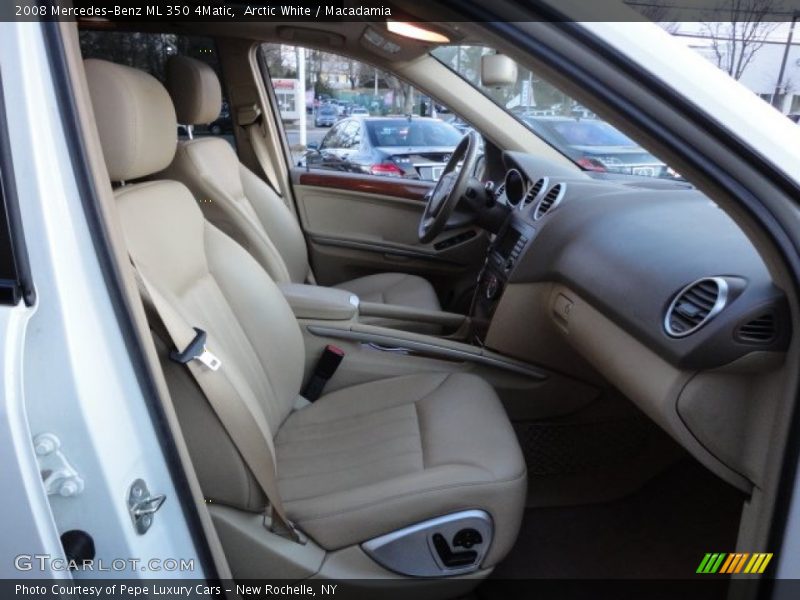 Arctic White / Macadamia 2008 Mercedes-Benz ML 350 4Matic