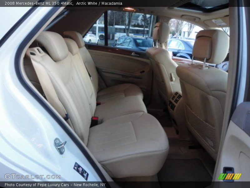 Arctic White / Macadamia 2008 Mercedes-Benz ML 350 4Matic