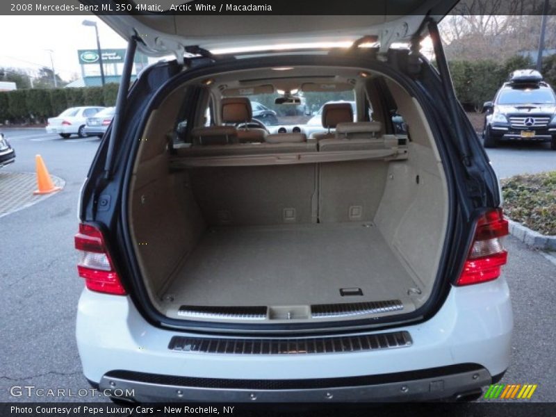 Arctic White / Macadamia 2008 Mercedes-Benz ML 350 4Matic