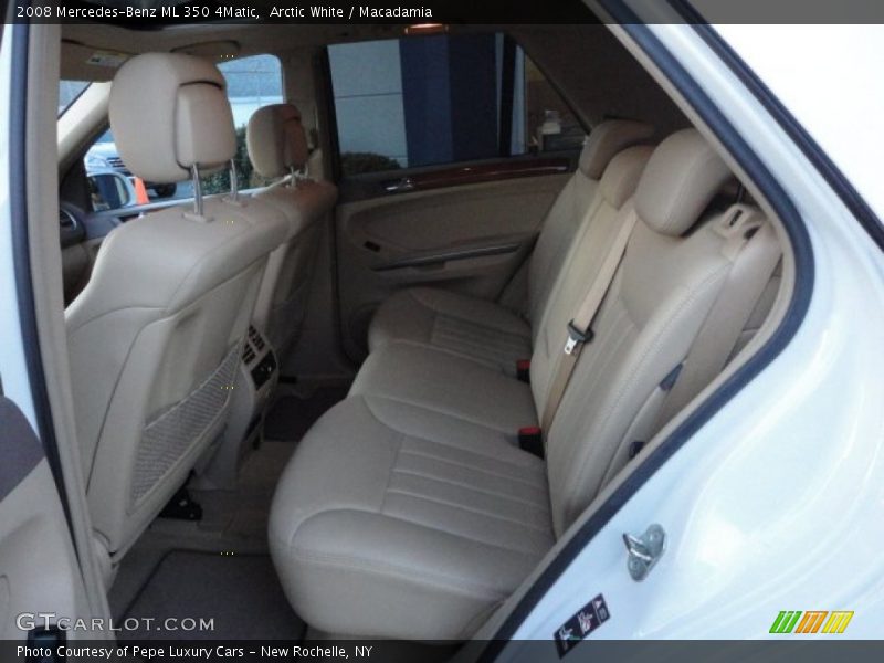 Arctic White / Macadamia 2008 Mercedes-Benz ML 350 4Matic