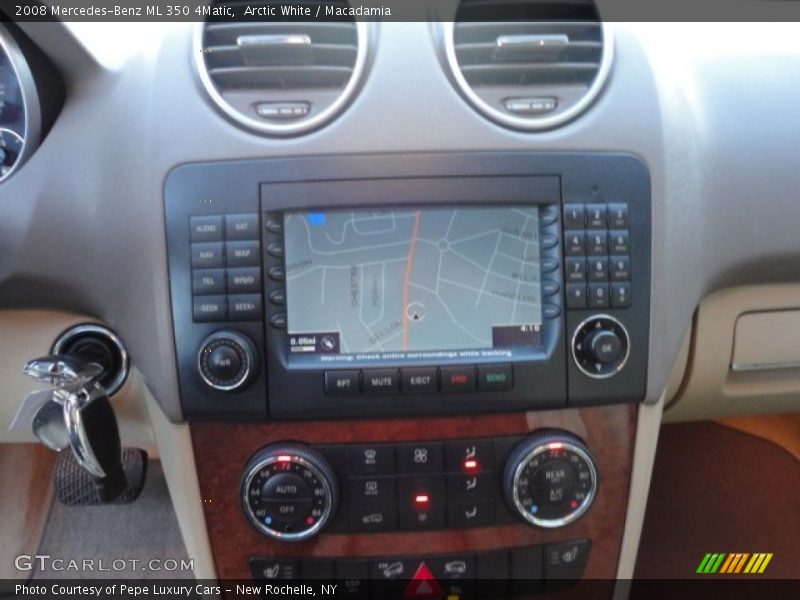 Arctic White / Macadamia 2008 Mercedes-Benz ML 350 4Matic