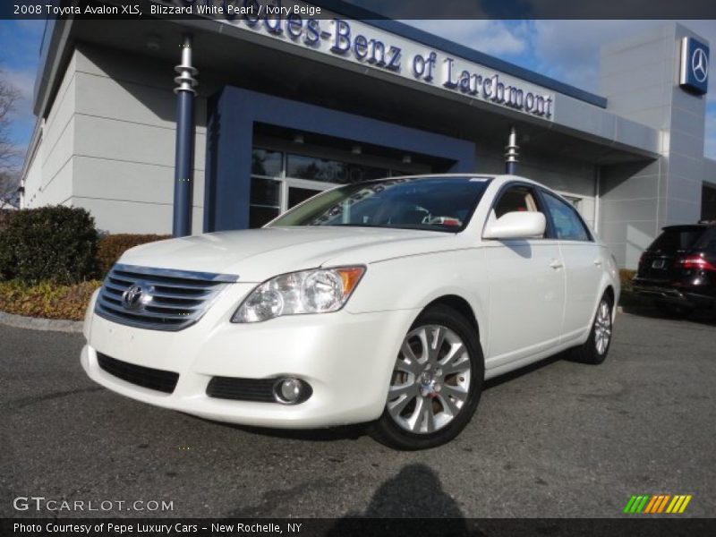 Blizzard White Pearl / Ivory Beige 2008 Toyota Avalon XLS