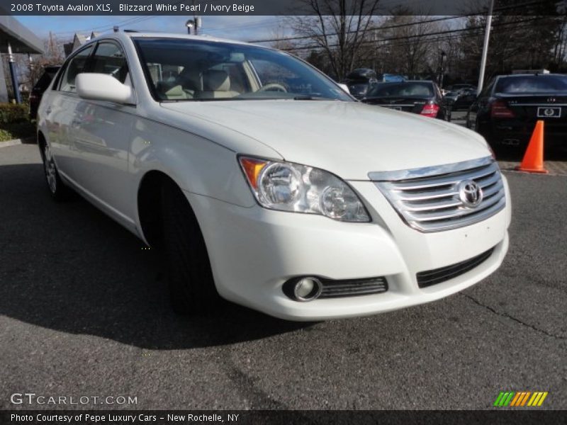 Blizzard White Pearl / Ivory Beige 2008 Toyota Avalon XLS