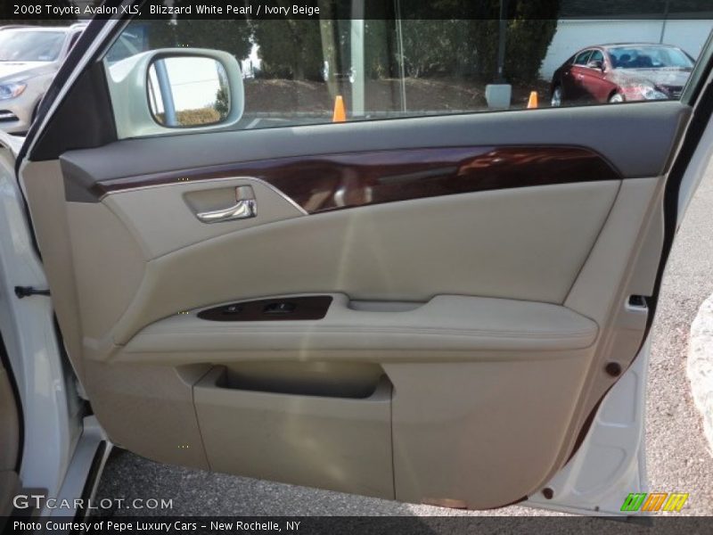 Blizzard White Pearl / Ivory Beige 2008 Toyota Avalon XLS