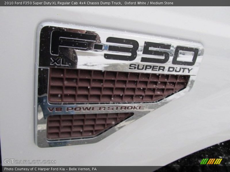  2010 F350 Super Duty XL Regular Cab 4x4 Chassis Dump Truck Logo