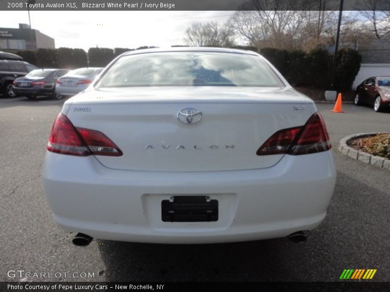 Blizzard White Pearl / Ivory Beige 2008 Toyota Avalon XLS