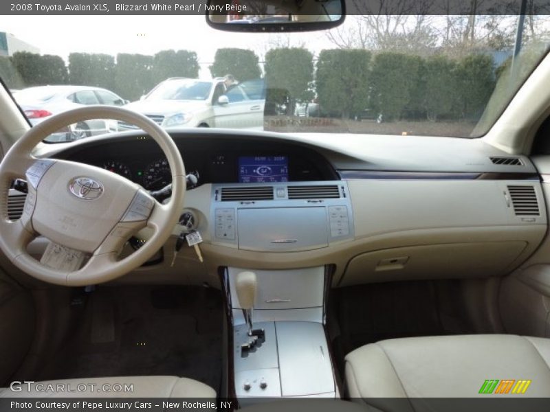 Blizzard White Pearl / Ivory Beige 2008 Toyota Avalon XLS