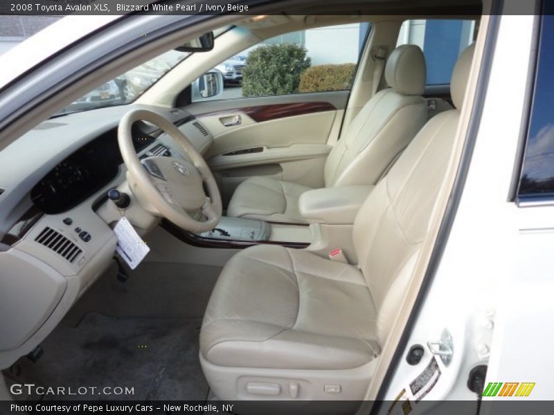 Blizzard White Pearl / Ivory Beige 2008 Toyota Avalon XLS