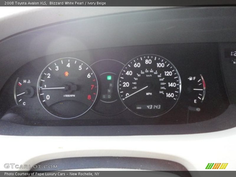 Blizzard White Pearl / Ivory Beige 2008 Toyota Avalon XLS
