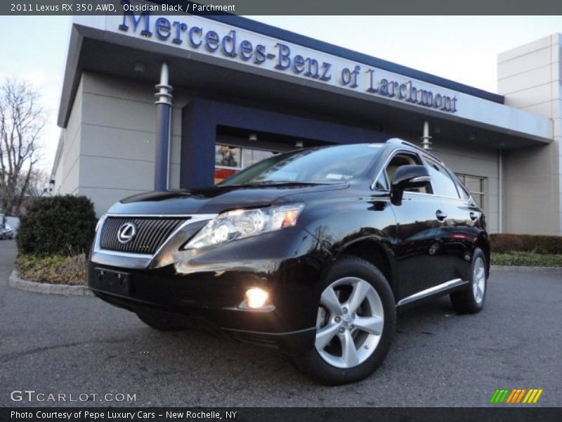 Obsidian Black / Parchment 2011 Lexus RX 350 AWD