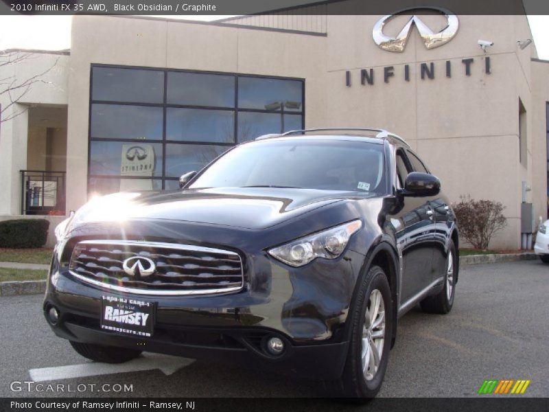 Black Obsidian / Graphite 2010 Infiniti FX 35 AWD