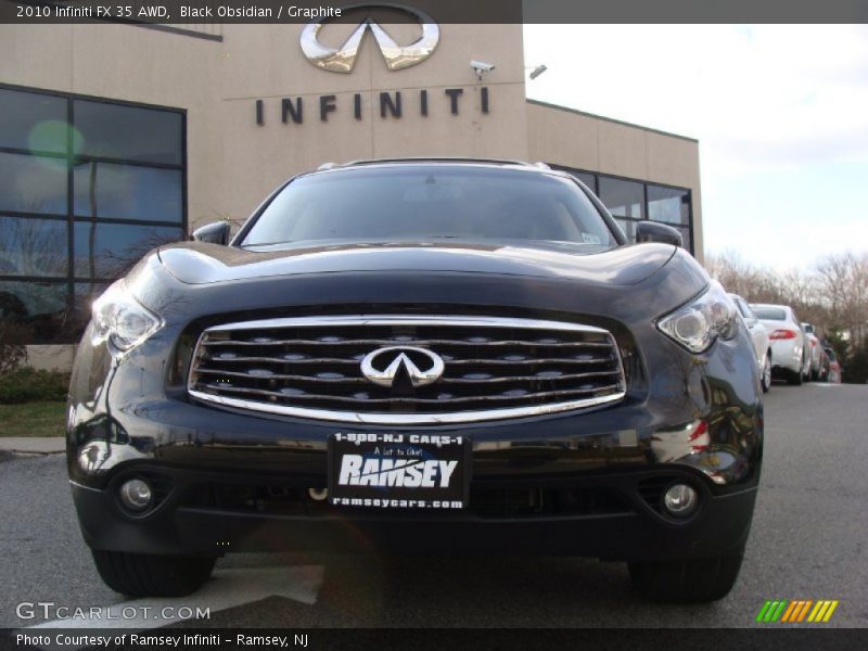 Black Obsidian / Graphite 2010 Infiniti FX 35 AWD