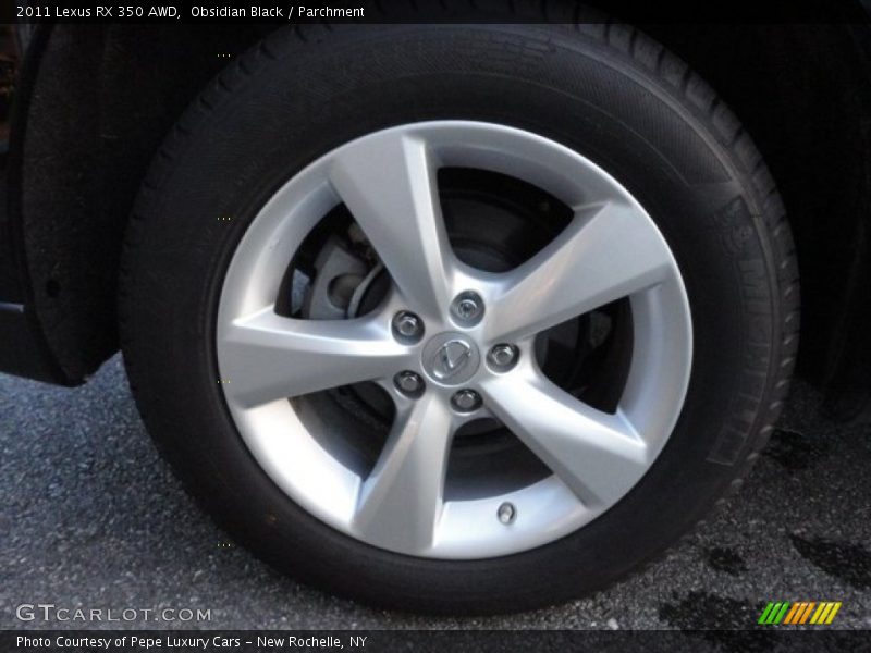 Obsidian Black / Parchment 2011 Lexus RX 350 AWD