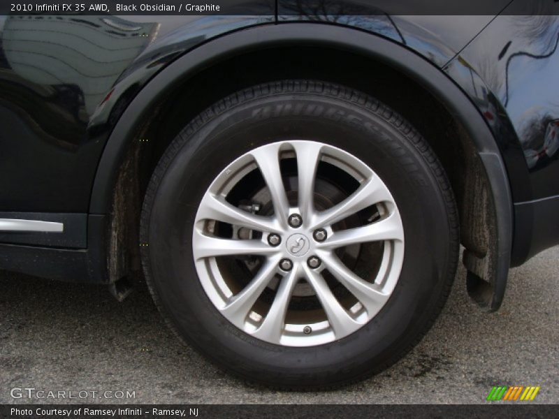 Black Obsidian / Graphite 2010 Infiniti FX 35 AWD
