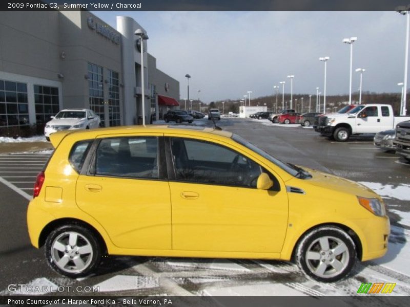 Summer Yellow / Charcoal 2009 Pontiac G3