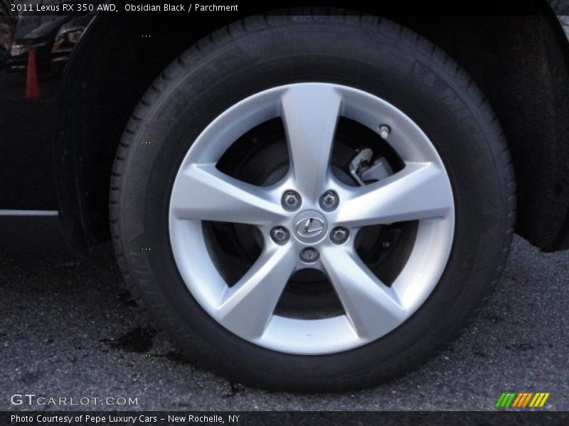Obsidian Black / Parchment 2011 Lexus RX 350 AWD