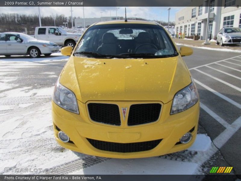 Summer Yellow / Charcoal 2009 Pontiac G3