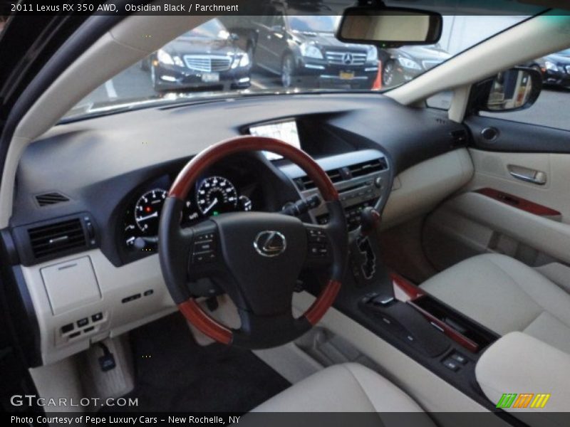 Obsidian Black / Parchment 2011 Lexus RX 350 AWD