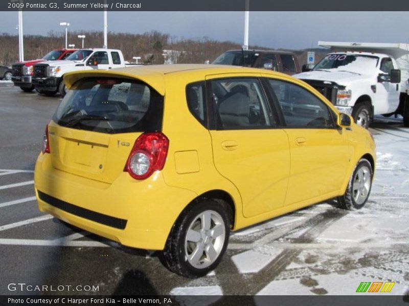 Summer Yellow / Charcoal 2009 Pontiac G3