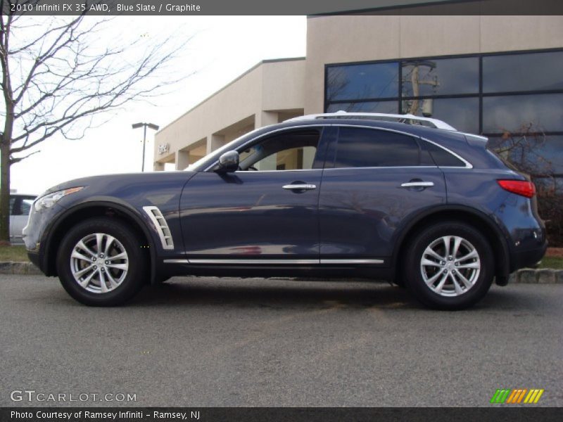 Blue Slate / Graphite 2010 Infiniti FX 35 AWD